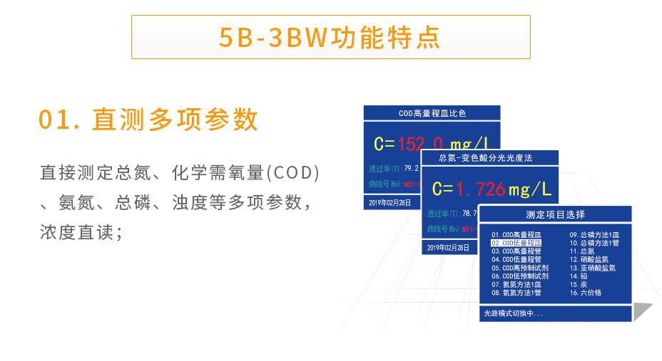 5B-3BW多參數水質測定儀